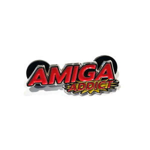 Amiga Addict metal pin badge