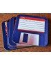 Amiga Floppy Disk Drinks Coasters / Mats