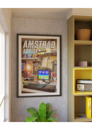 Amstrad CPC Wall Poster Art Print - Amstrad Addict - A2 Size