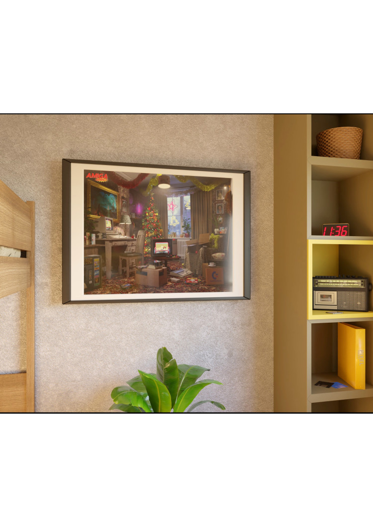 Amiga Christmas Wall Poster Art Print - A2 Size