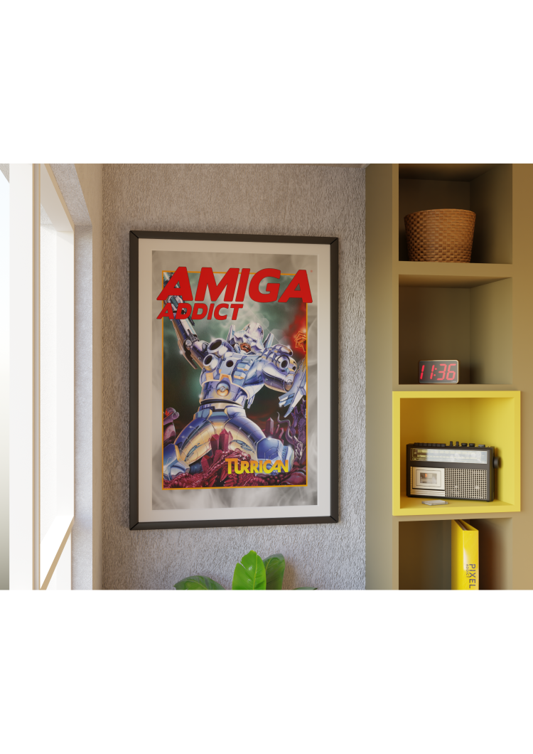 Amiga Turrican Wall Poster Art Print - A2 Size